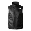 Black vest with The North Face logo on a white background