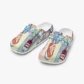 Funny Nurse Clogs, Wine O'Clock Cartoon IV Drip Shoes, EVA Comfort Sandals