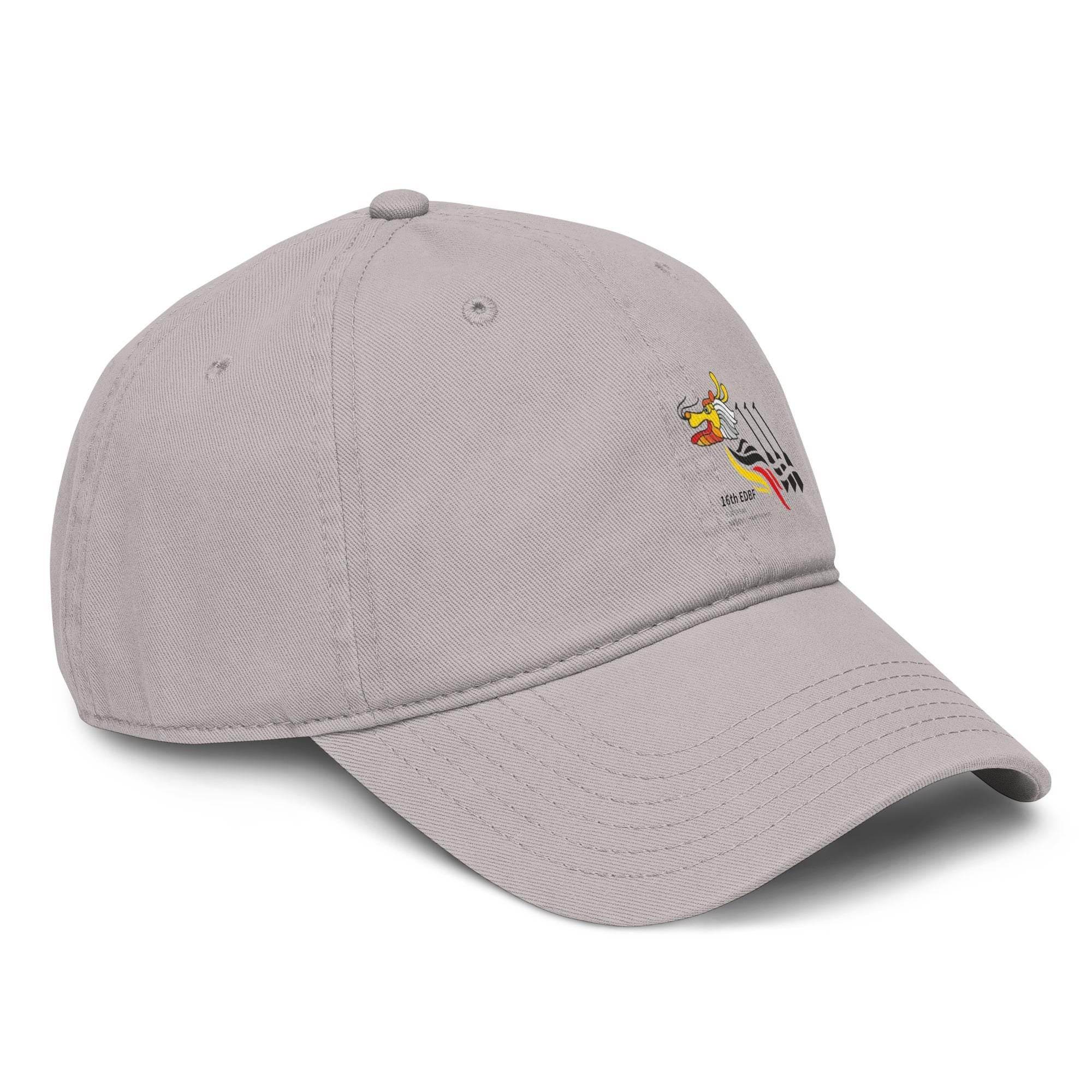 Unofficial EDBF 16th European Championships Garment washed baseball cap
