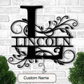 Custom Metal Welcome Sign | Personalized Last Name Wall Decor | Outdoor Housewarming Gift