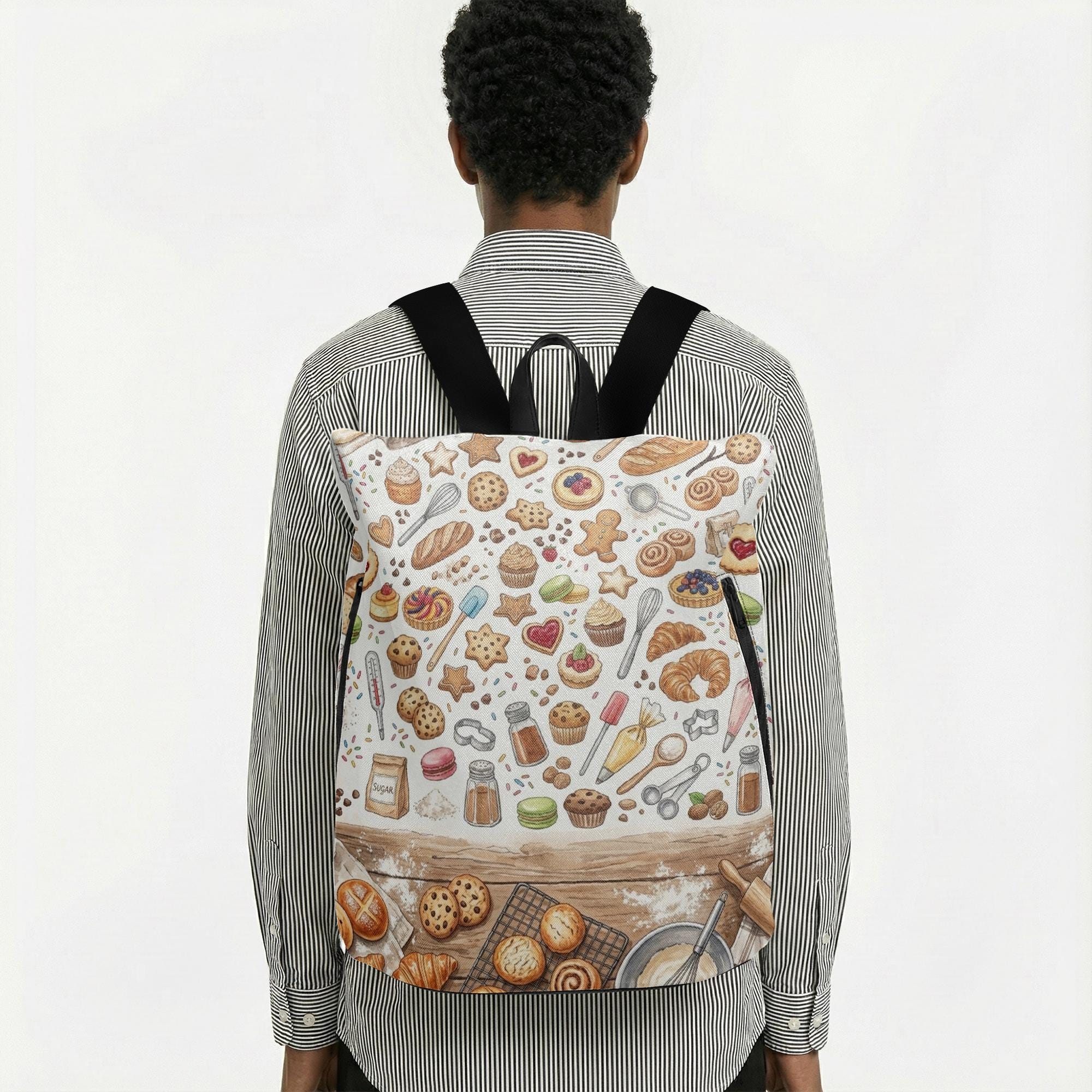 Baker, Cake Maker, Caterer . Classic Casual Canvas Backpack / Daypack