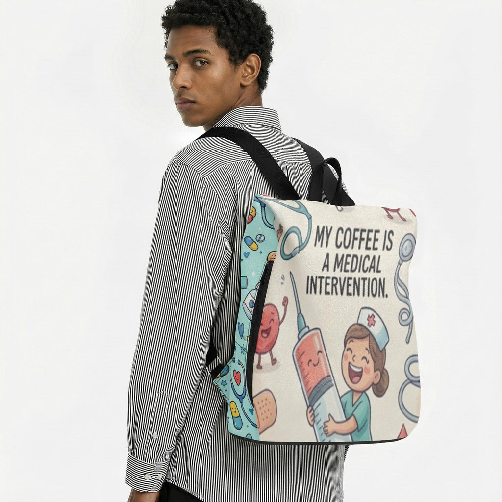Nurse, HCA, Phlebotomist Classic Casual Canvas Backpack / Daypack