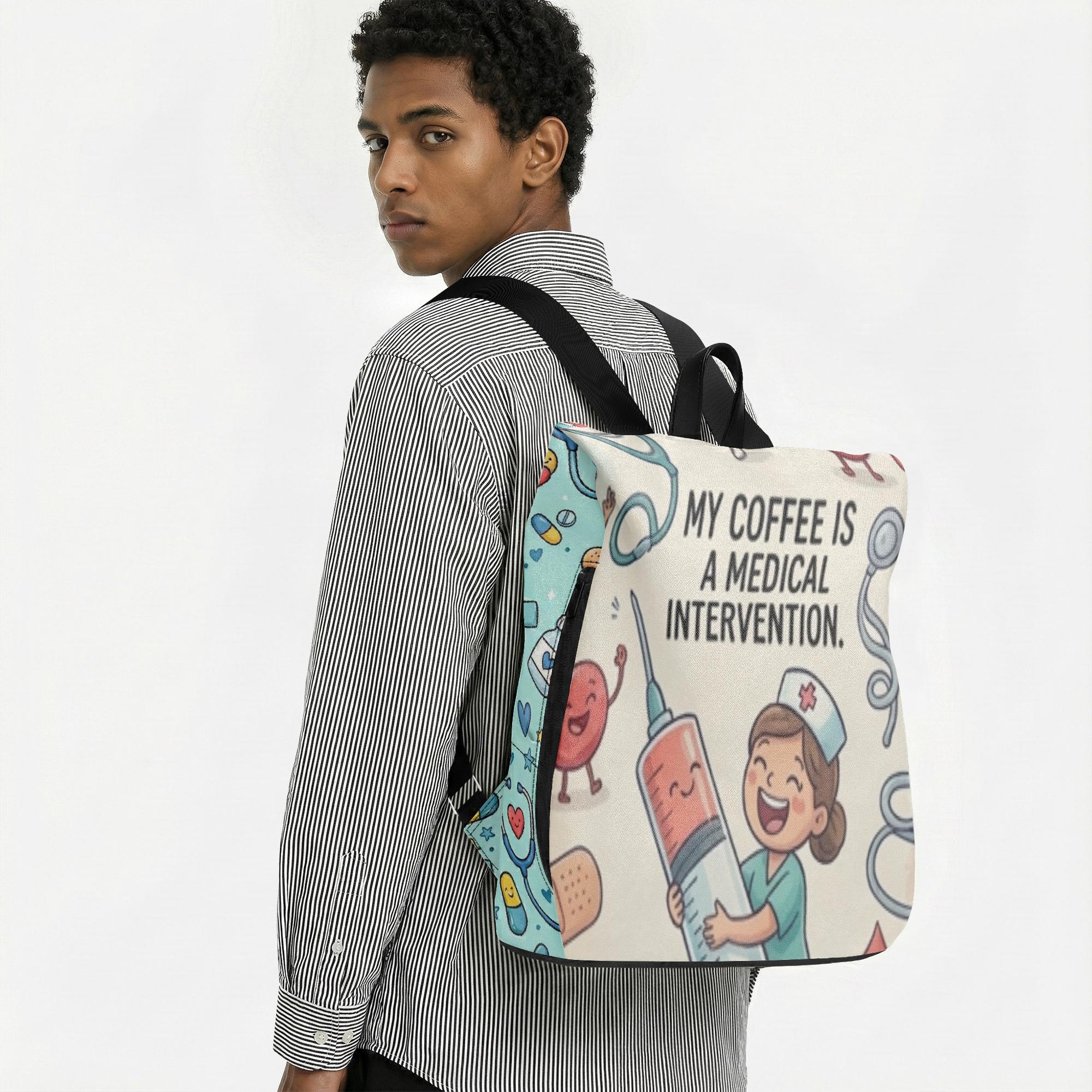 Nurse, HCA, Phlebotomist Classic Casual Canvas Backpack / Daypack