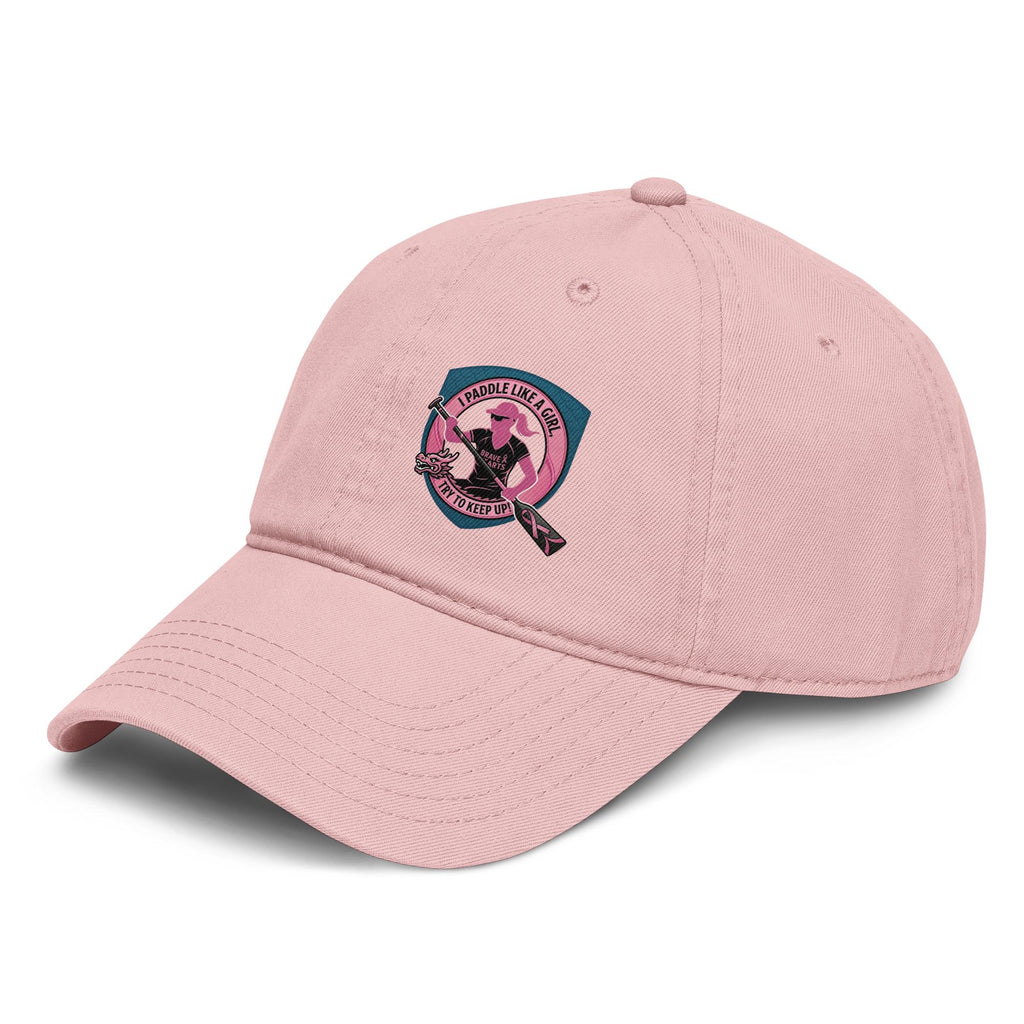Paddle like a girl. Garment washed baseball cap