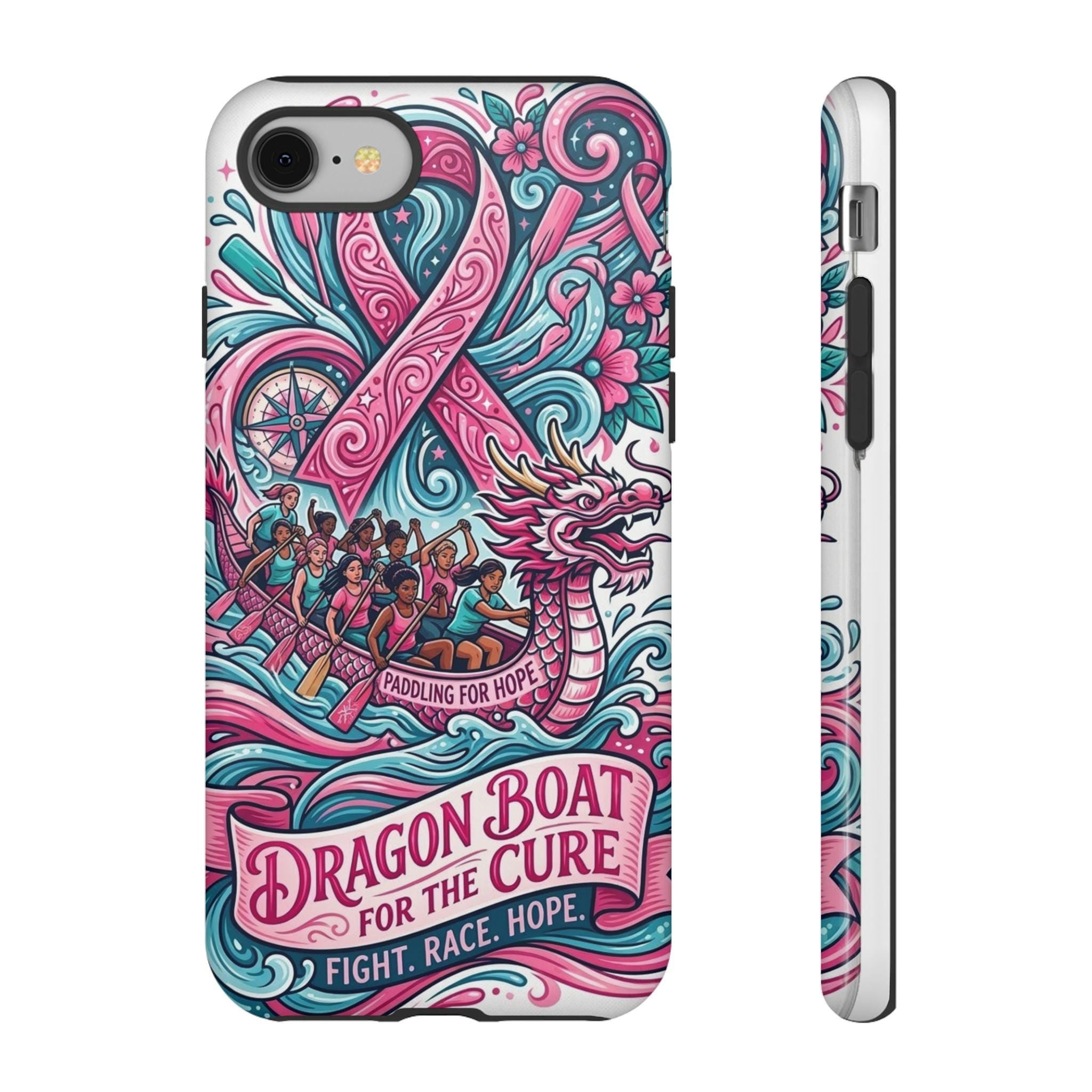 Dragon Boat for the Cure Phone Case | Breast Cancer,  Awareness,  Pink Ribbon, Paddle