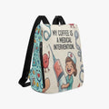 Nurse, HCA, Phlebotomist Classic Casual Canvas Backpack / Daypack
