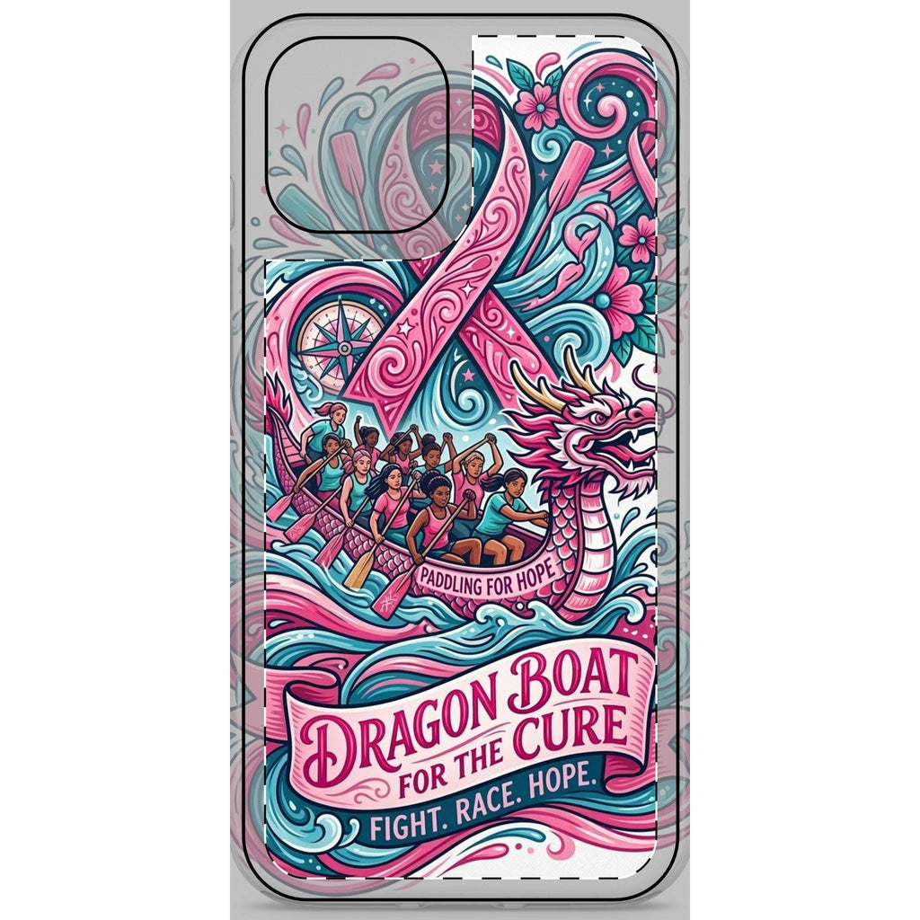 Dragon Boat for the Cure Phone Skin | Breast Cancer Awareness Ribbon