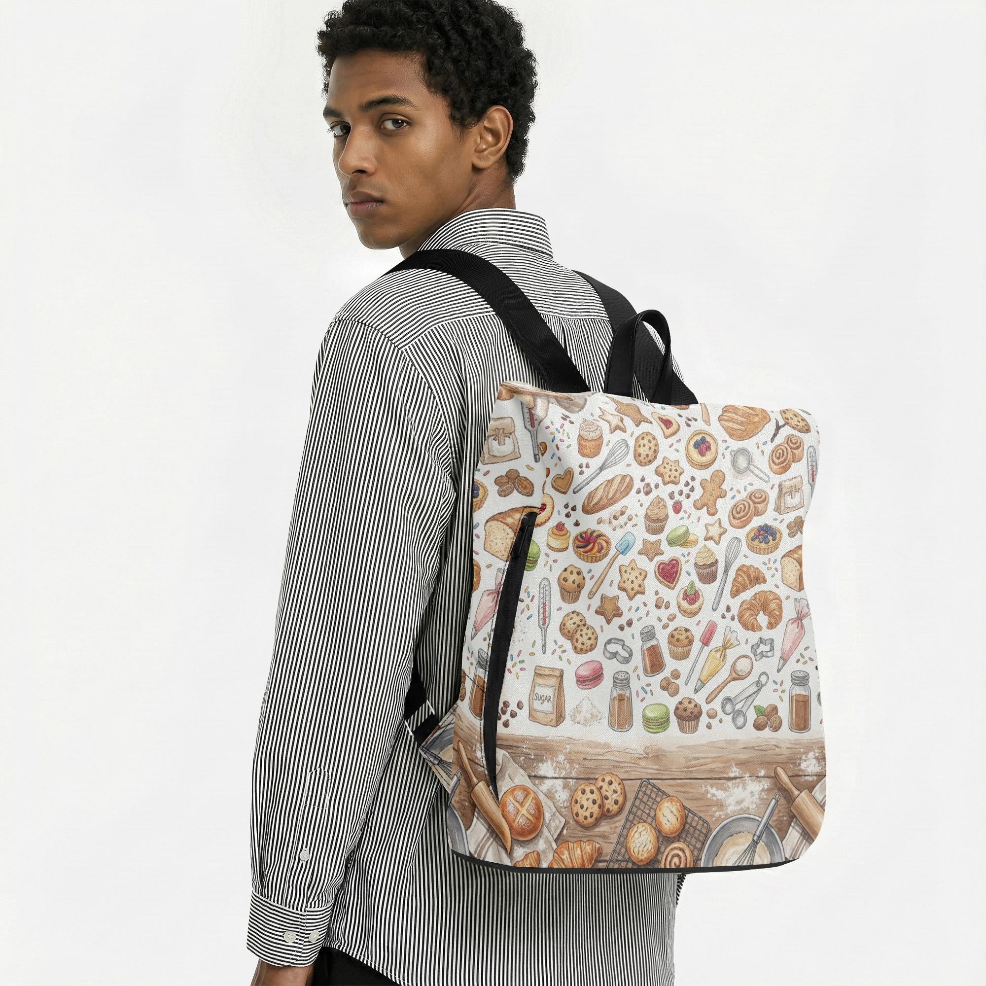 Baker, Cake Maker, Caterer . Classic Casual Canvas Backpack / Daypack