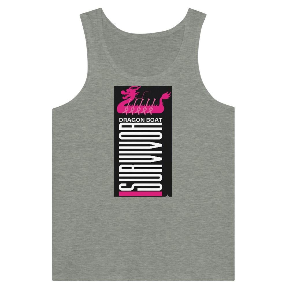 Survivor Dragon Boat Tank Top, Breast Cancer Awareness Shirt