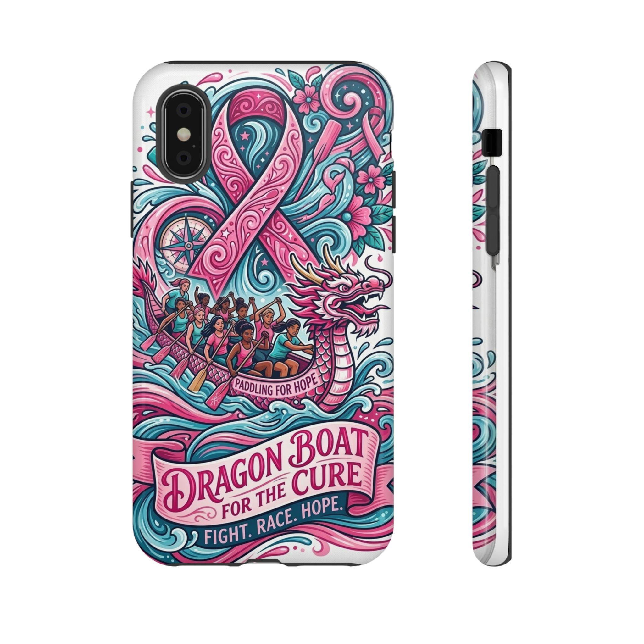 Dragon Boat for the Cure Phone Case | Breast Cancer,  Awareness,  Pink Ribbon, Paddle