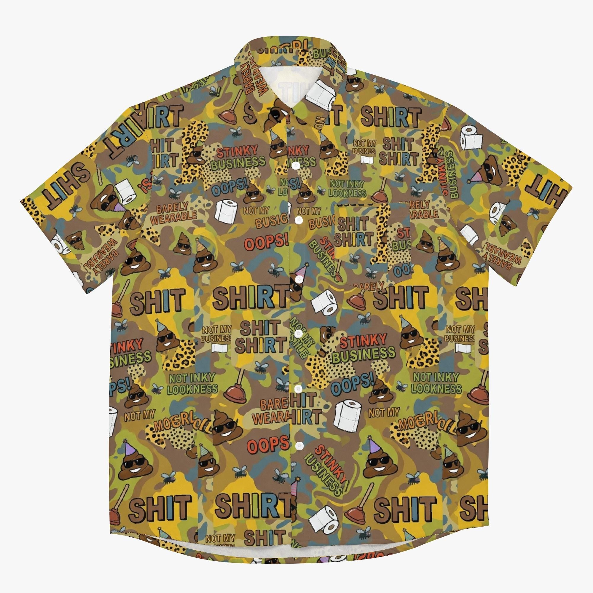 Funny Shit Shirt for Men, Sarcastic Graphic Tee, Rude Novelty Birthday Gift for Him, Ironic Ugly Shirt, Gag Gift for Best Friend