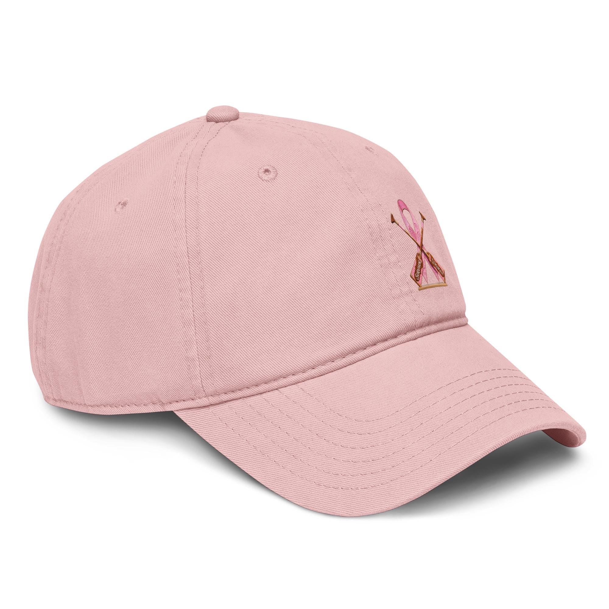 Breast Cancer Paddle. Garment washed baseball cap