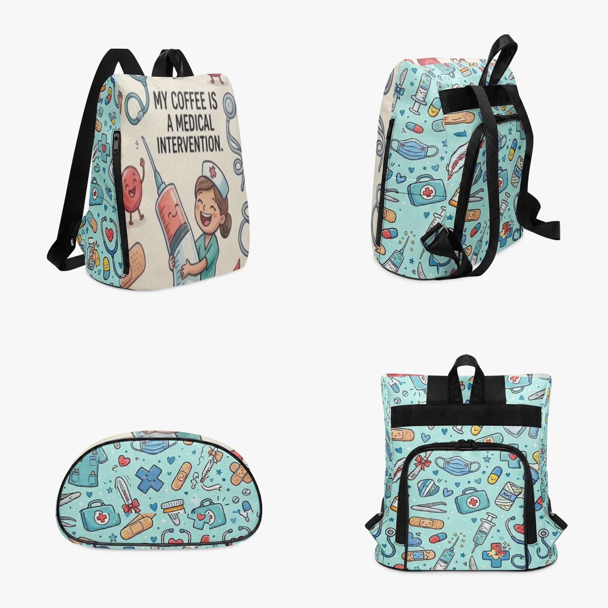 Nurse, HCA, Phlebotomist Classic Casual Canvas Backpack / Daypack