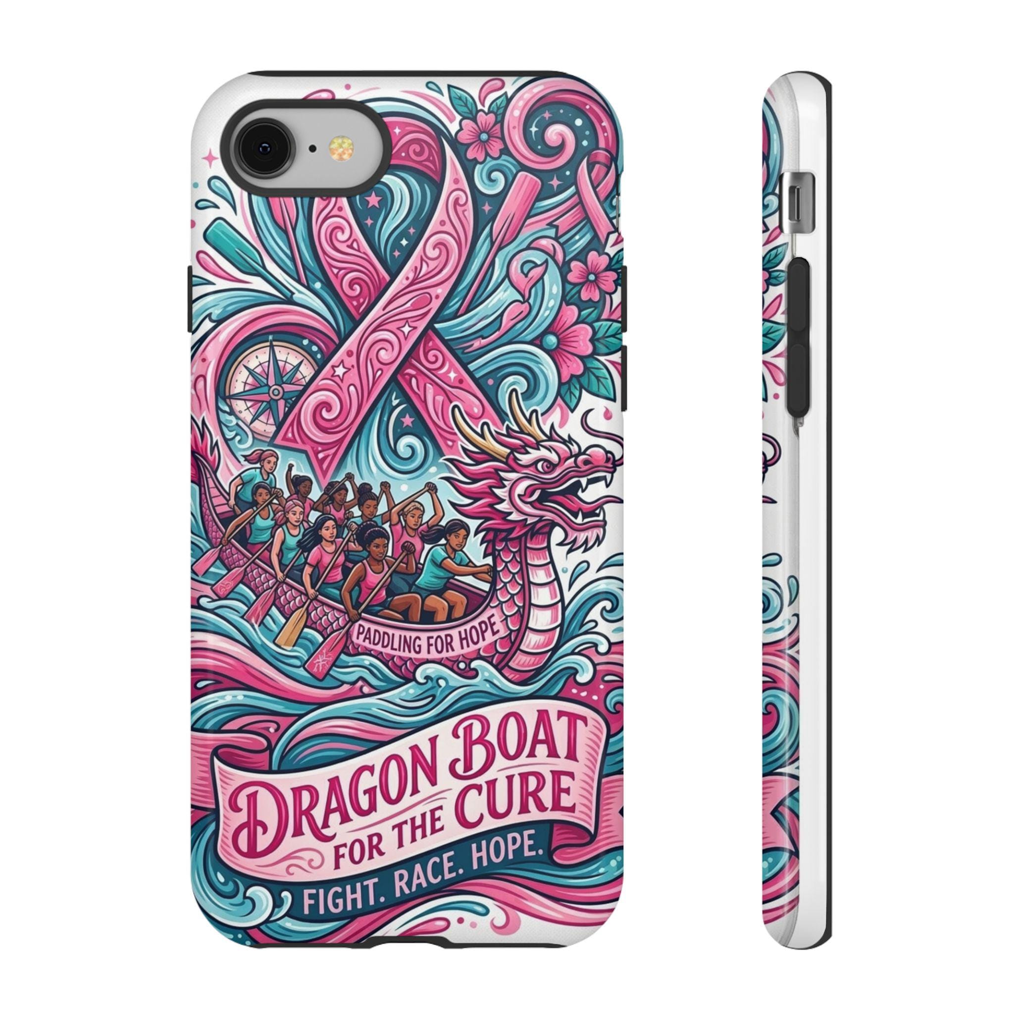 Dragon Boat for the Cure Phone Case | Breast Cancer,  Awareness,  Pink Ribbon, Paddle