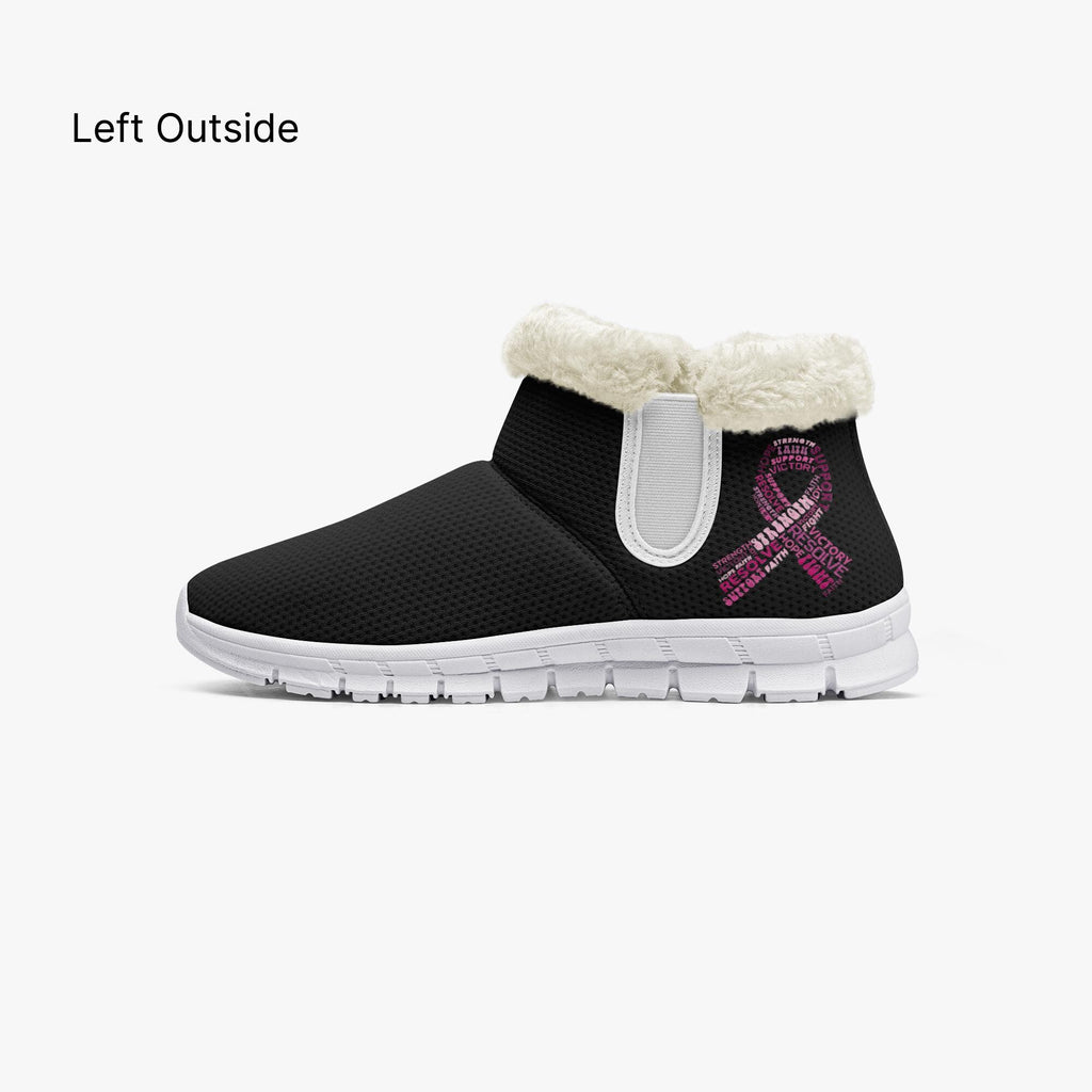 Pink Ribbon Support EVA Winter Snow Boots