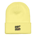 Dragon boat Therapy Cuffed Beanie | Yupoong 1501KC white sand
