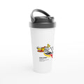 EDBF Munich 2026 White 15oz Stainless Steel Travel Mug (Unofficial)