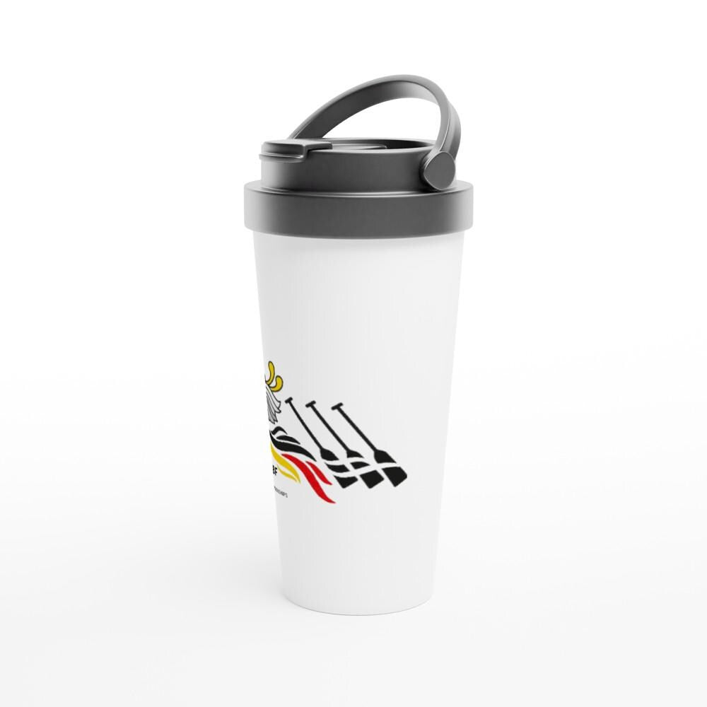 EDBF Munich 2026 White 15oz Stainless Steel Travel Mug (Unofficial)