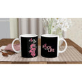 Pink Dragon Pool of Life Ceramic Mug, Breast Cancer Awareness Survivor Gift