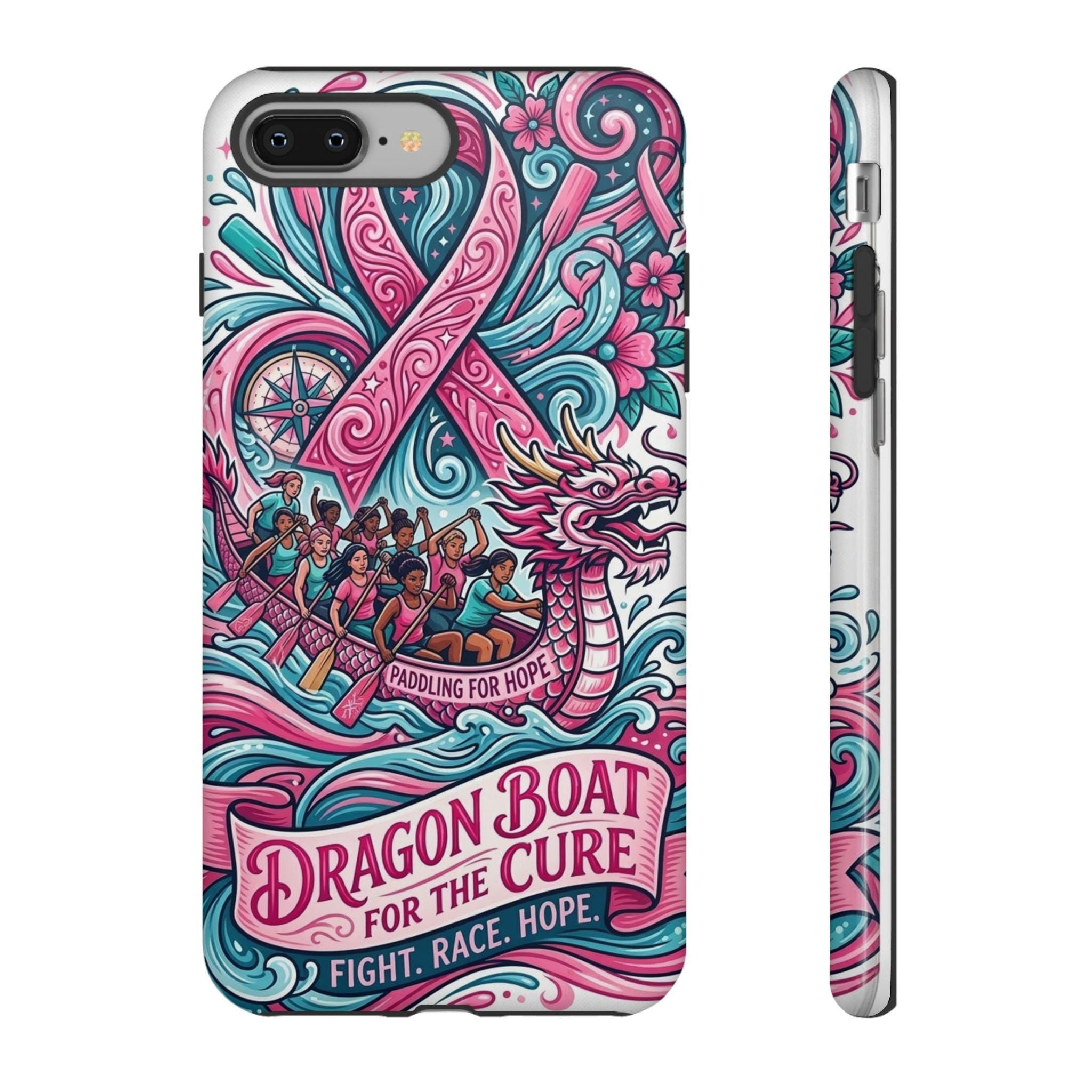 Dragon Boat for the Cure Phone Case | Breast Cancer,  Awareness,  Pink Ribbon, Paddle