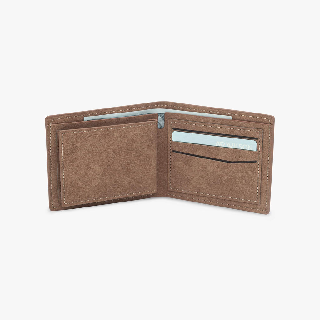 Personalized Photo Wallet for Men – Custom Engraved Leather Gift for Dad
