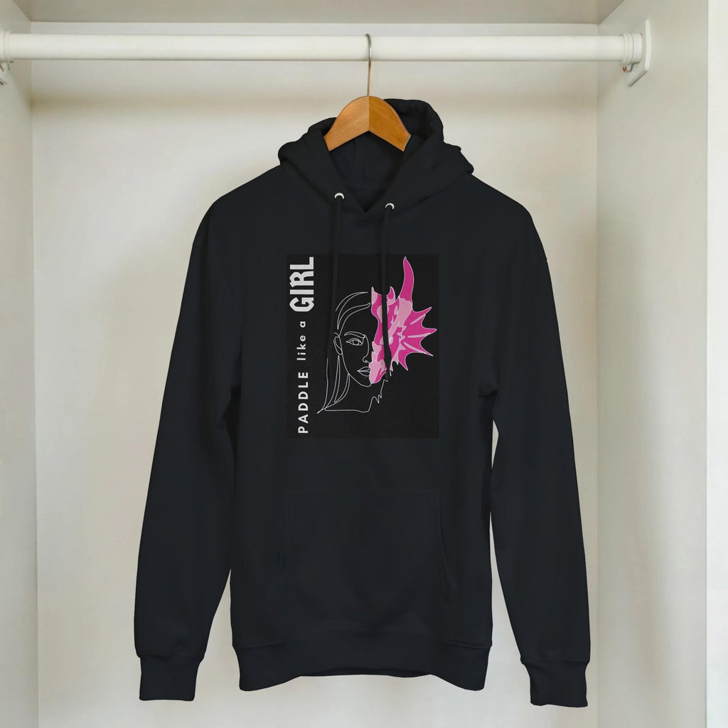 Dragon Boat Paddle Hoodie, Breast Cancer Awareness Survivor Pullover