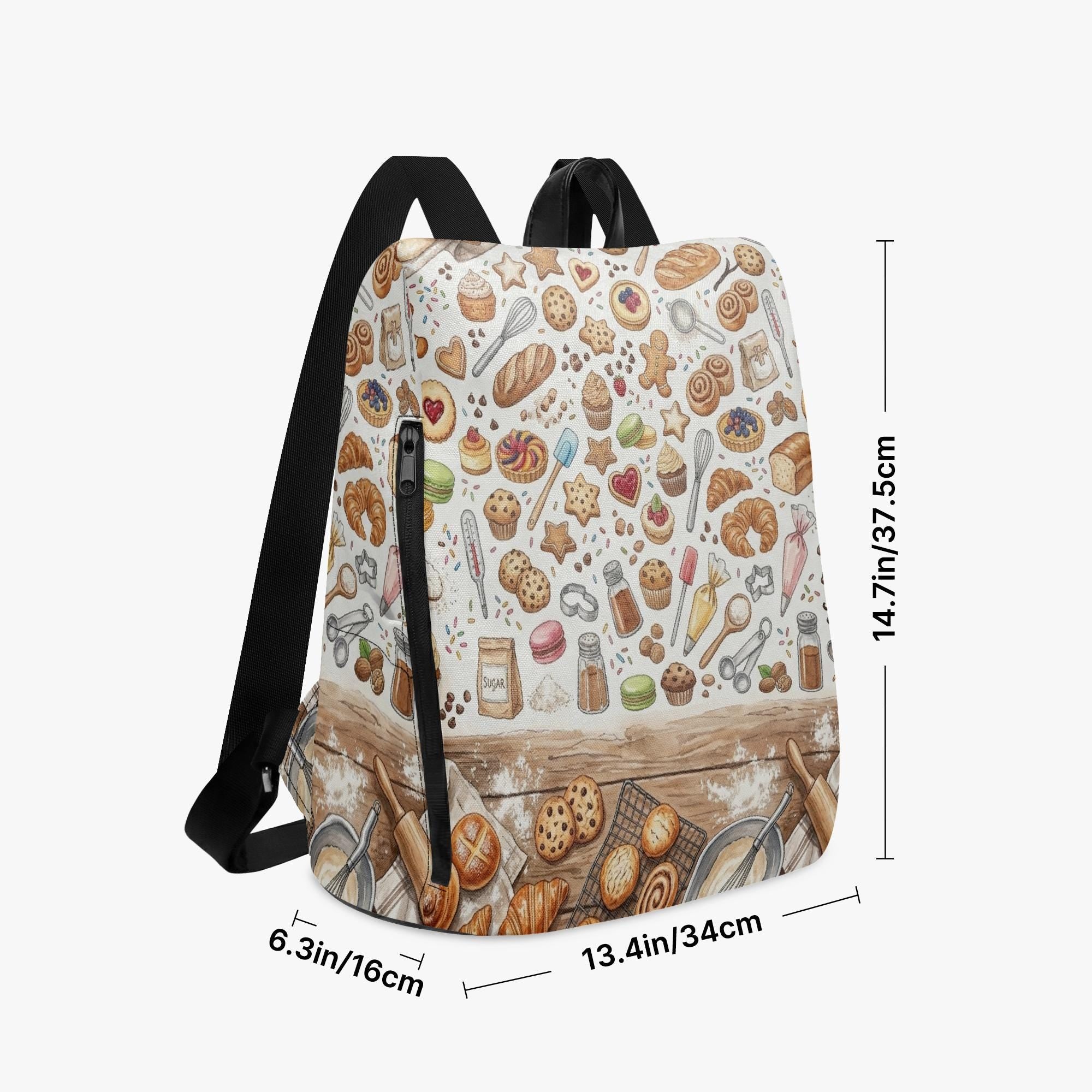 Baker, Cake Maker, Caterer . Classic Casual Canvas Backpack / Daypack