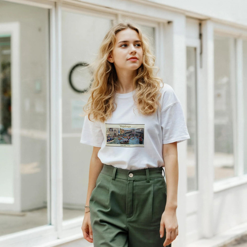 Vogalonga 2026 Classic Unisex Crewneck T-shirt | Gildan® 64000 White