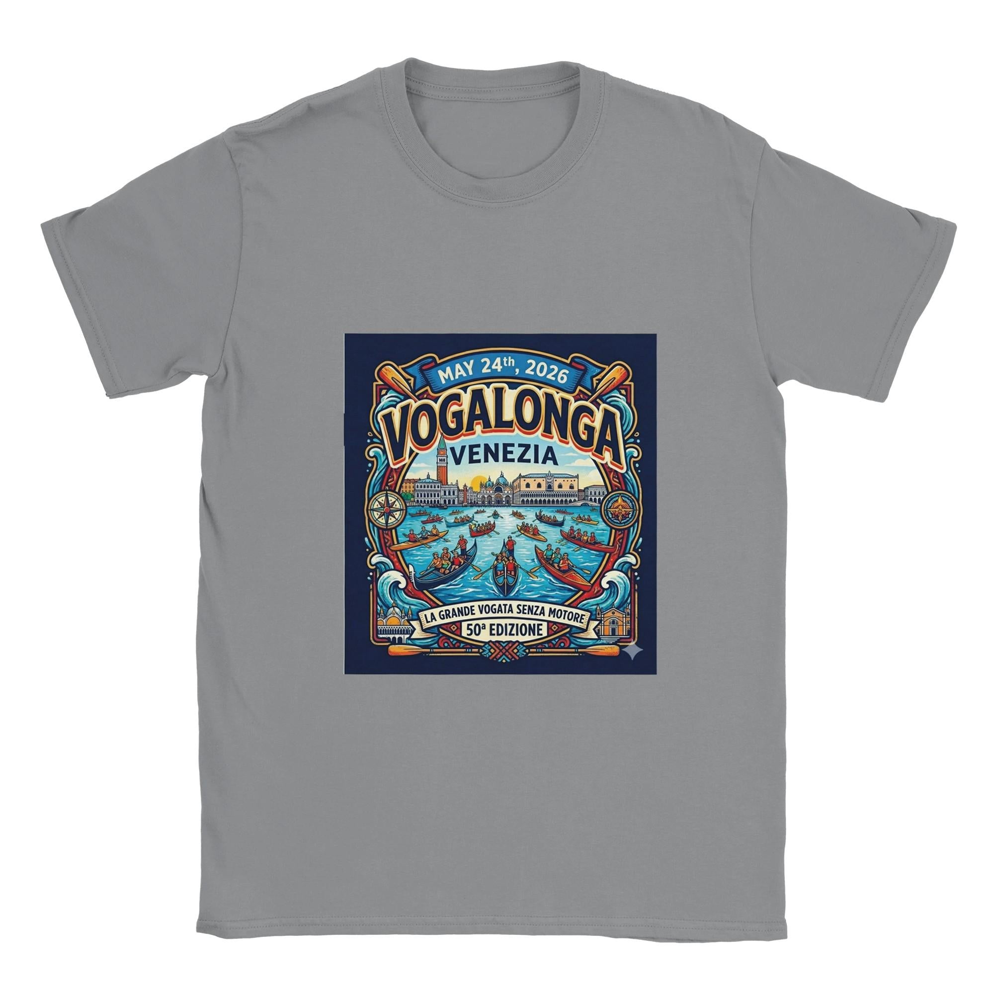 Vogalonga Venezia 50th Edition Dragon Boat T-Shirt, May 24th 2026 Classic Crewneck
