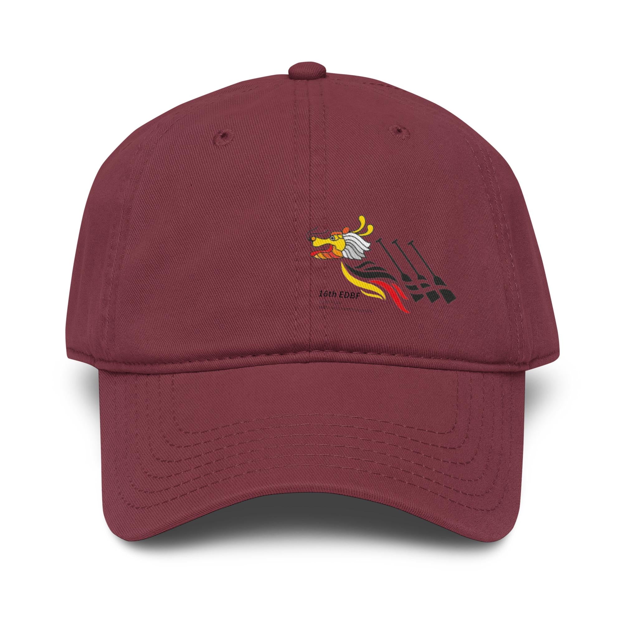 Unofficial EDBF 16th European Championships Garment washed baseball cap
