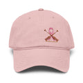 Breast Cancer Paddle. Garment washed baseball cap