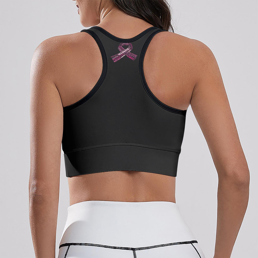 Breast cancer Awarness / Supporter Cropped Yoga Tank Top