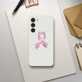 Breast Cancer Survivor Awareness Flexi Case, Pink Hope Ribbon Support (Transparent)