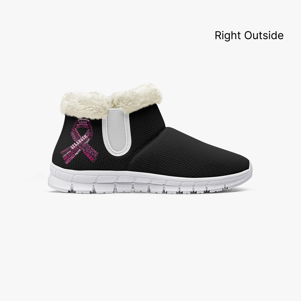Pink Ribbon Support EVA Winter Snow Boots