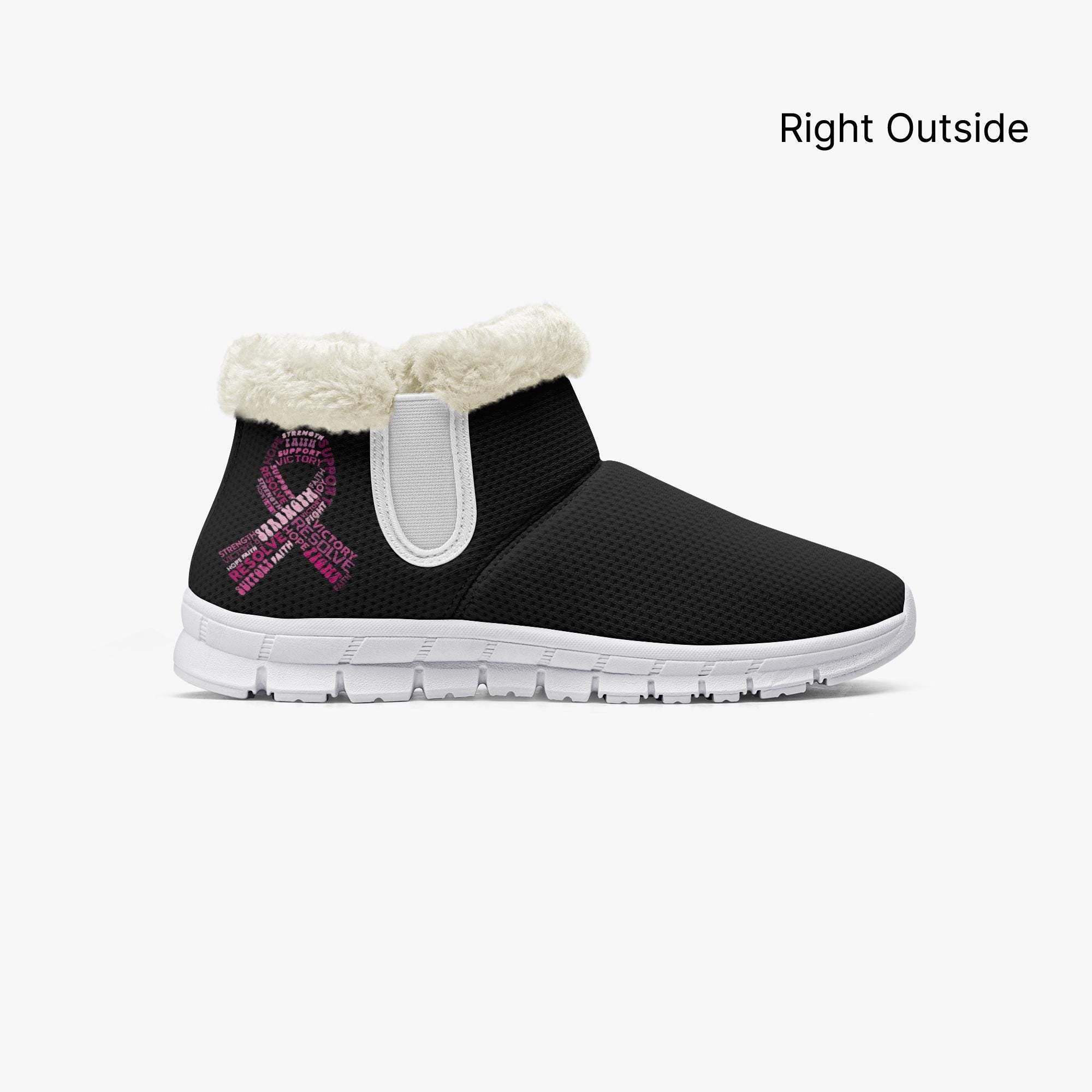 Pink Ribbon Support EVA Winter Snow Boots